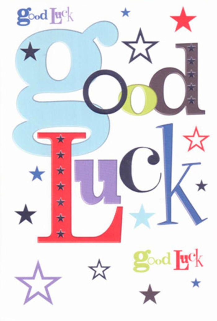 Brimming with vibrant energy, this good luck card is a celebration in paper form-its bold, playful fonts and starbursts bringing to mind the spirit of Colindale on a festive Saturday. Each letter unfurls with its own charisma: the wide, pastel-blue forms hint at open skies above Rushgrove Park, slender black lines add a modern touch, and pops of spirited red and lush green infuse the message with heart and vivacity. Across the crisp white expanse, a scattering of stars-ranging from dusky purple to lemony yellow-twinkle as if reflecting the dreams of neighbours gathering at the local market. There's an undeniable sense of cheer that radiates from the card, much like the collective hope you feel during seasonal celebrations in Colindale. The micro-textures in the smooth, premium cardstock invite an appreciative touch, grounding you in the moment. More than a simple note, the card feels like a trusted talisman-carrying the collective goodwill, friendly encouragement, and gentle hope our local community is known for. Ideal for sending a wish before a fresh start-be it a new job, adventure, or school year-this card captures the feeling of loved ones cheering you on here in North West London.